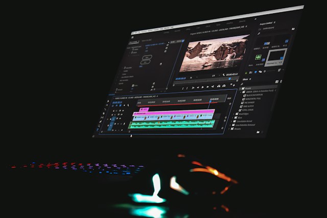 Computer image - Why Professional Editing Software Matters for Your Brand's Video Content